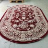 Турецкий Ковер Для Гостиной Дизайн 80 Красный Овал