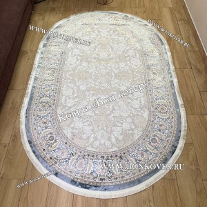 Персидский Ковер Для Гостиной Дизайн 29686 New NN Овал