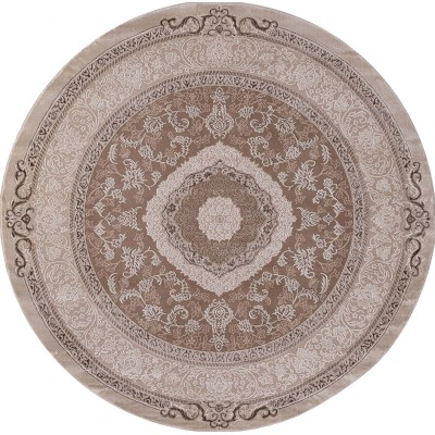 Ковер Armina 03874B BROWN / BROWN Круг